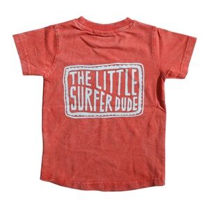 Little Surfer Dude | Red Dude Logo T-Shirt